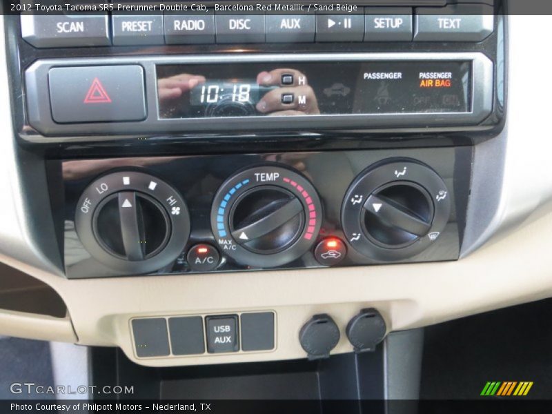 Barcelona Red Metallic / Sand Beige 2012 Toyota Tacoma SR5 Prerunner Double Cab