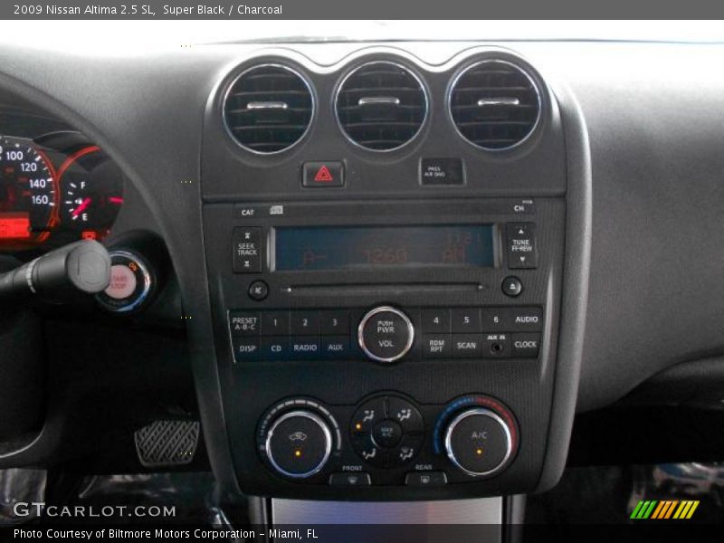 Super Black / Charcoal 2009 Nissan Altima 2.5 SL