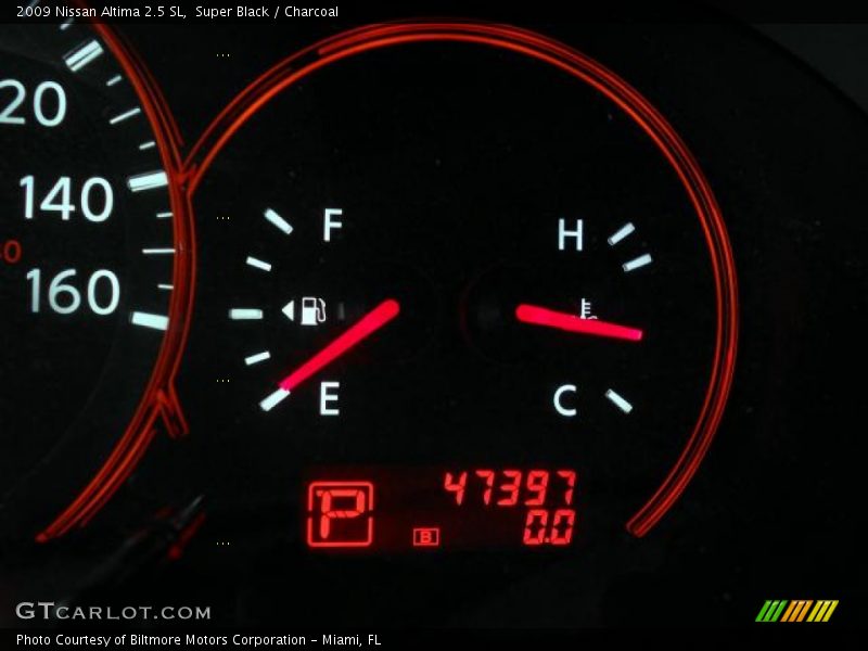 Super Black / Charcoal 2009 Nissan Altima 2.5 SL