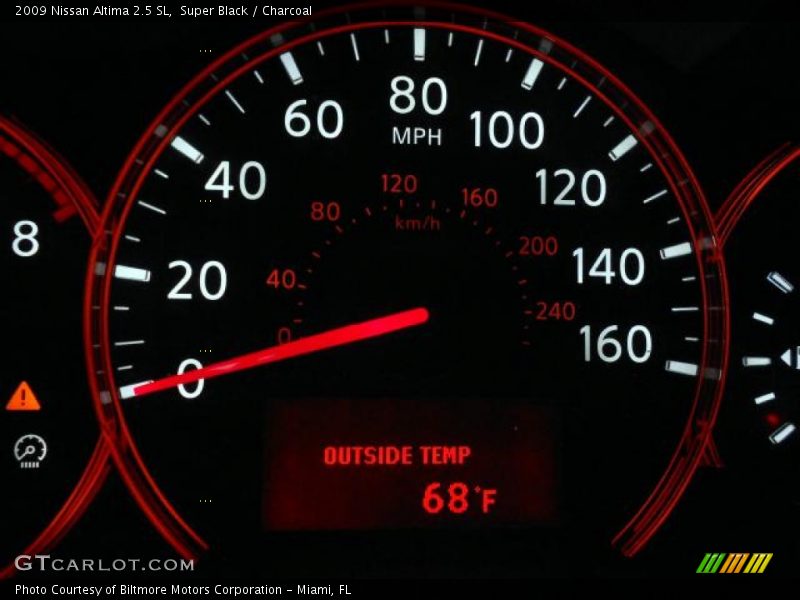 Super Black / Charcoal 2009 Nissan Altima 2.5 SL
