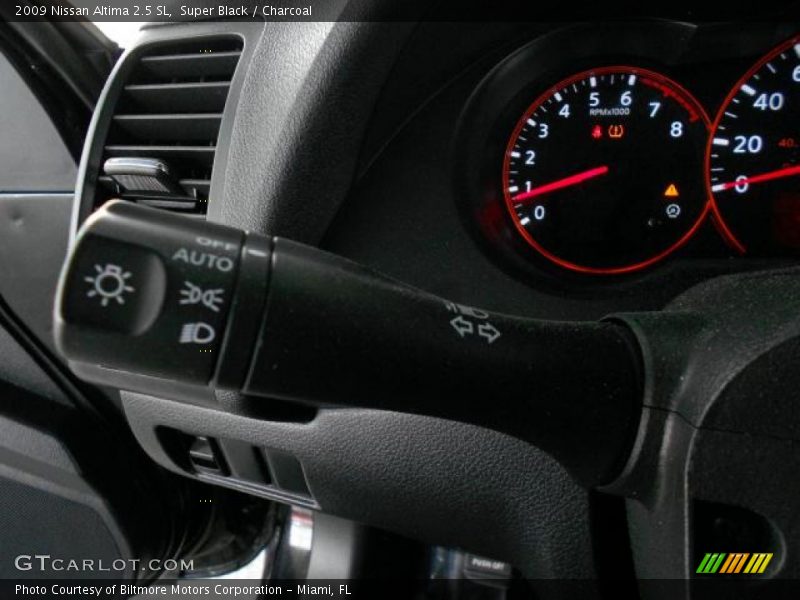 Super Black / Charcoal 2009 Nissan Altima 2.5 SL