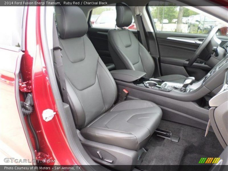 Front Seat of 2014 Fusion Energi Titanium