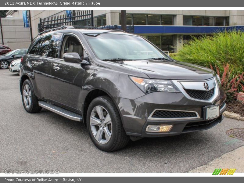 Grigio Metallic / Taupe 2011 Acura MDX Technology