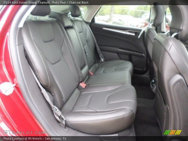 Rear Seat of 2014 Fusion Energi Titanium