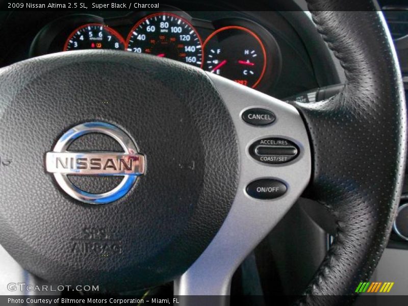 Super Black / Charcoal 2009 Nissan Altima 2.5 SL