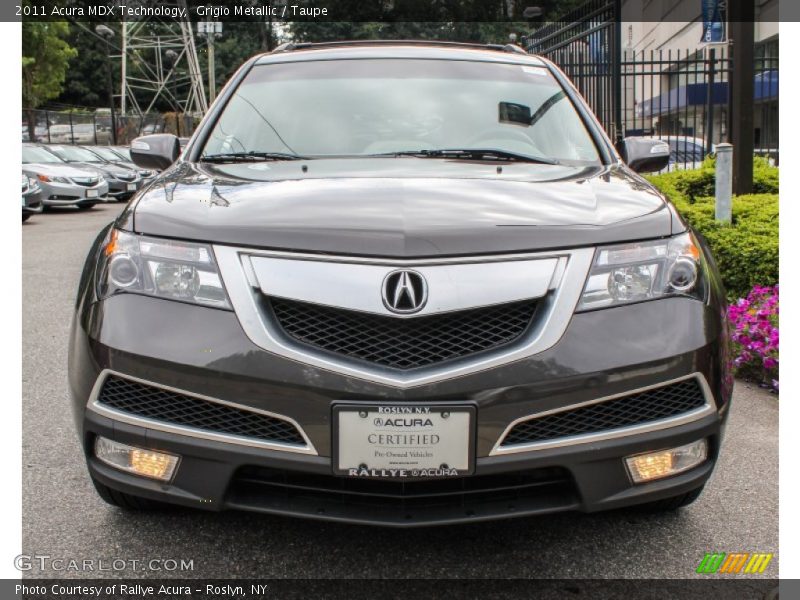 Grigio Metallic / Taupe 2011 Acura MDX Technology