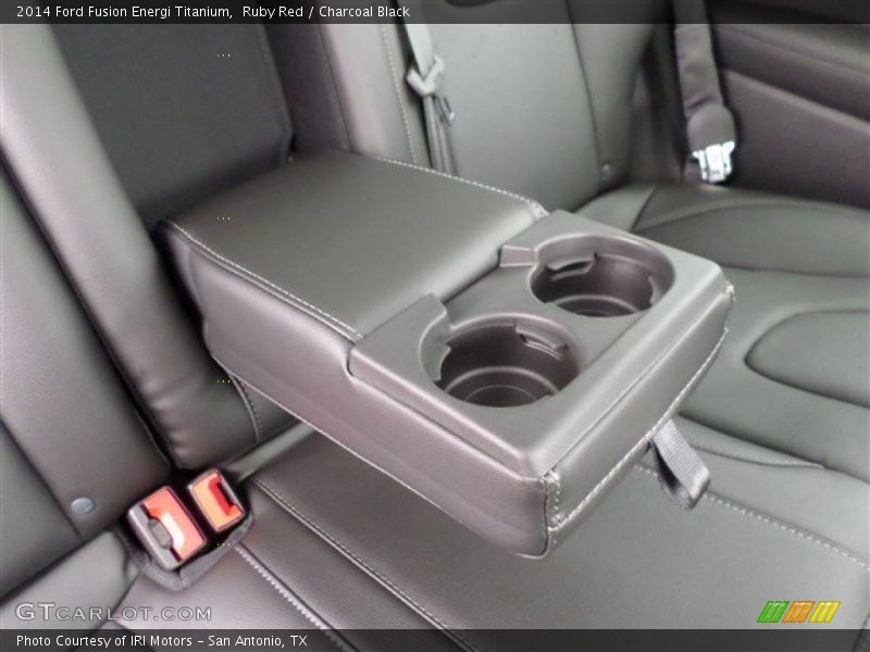 Ruby Red / Charcoal Black 2014 Ford Fusion Energi Titanium