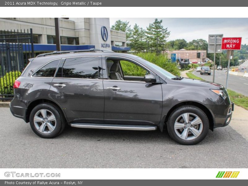 Grigio Metallic / Taupe 2011 Acura MDX Technology