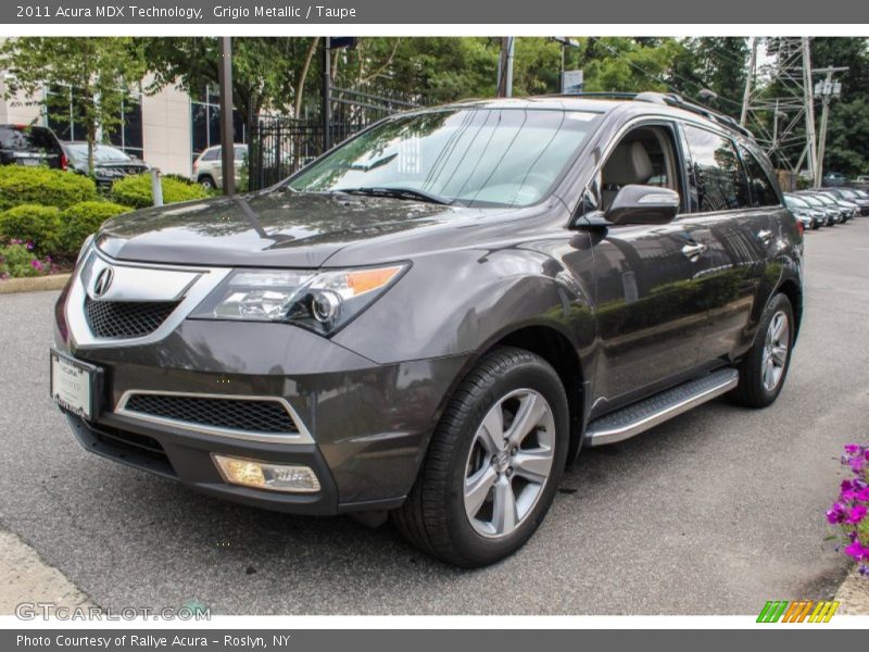 Grigio Metallic / Taupe 2011 Acura MDX Technology