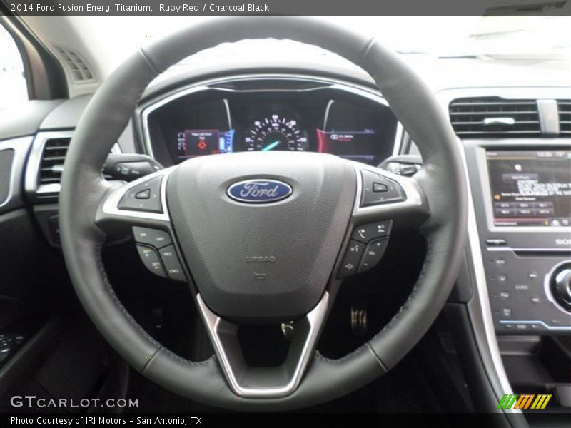  2014 Fusion Energi Titanium Steering Wheel