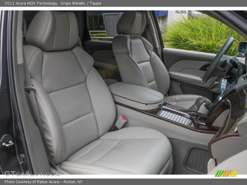 Grigio Metallic / Taupe 2011 Acura MDX Technology