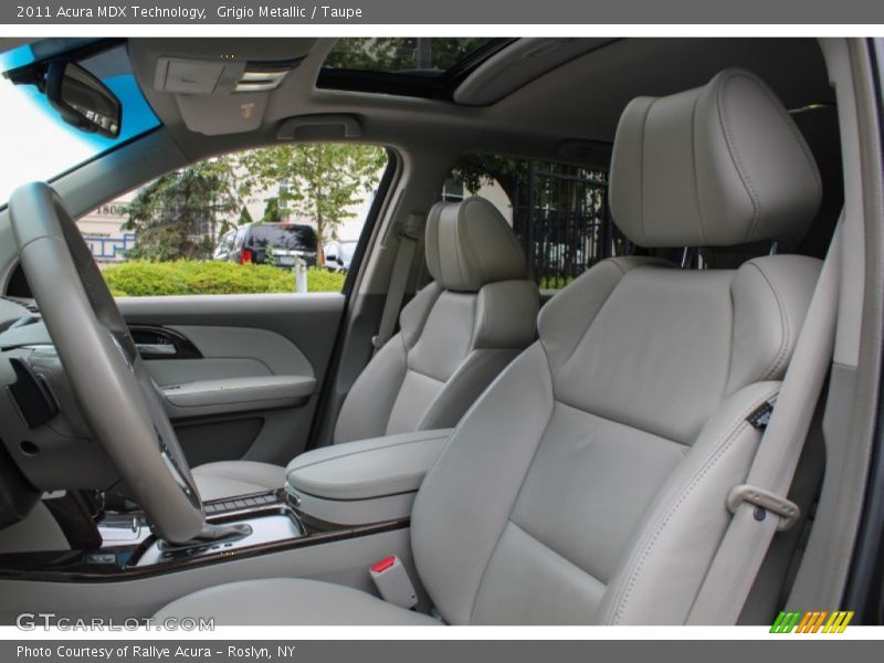 Grigio Metallic / Taupe 2011 Acura MDX Technology