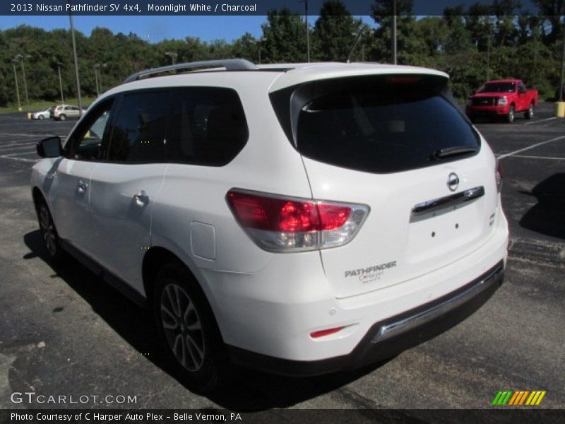 Moonlight White / Charcoal 2013 Nissan Pathfinder SV 4x4