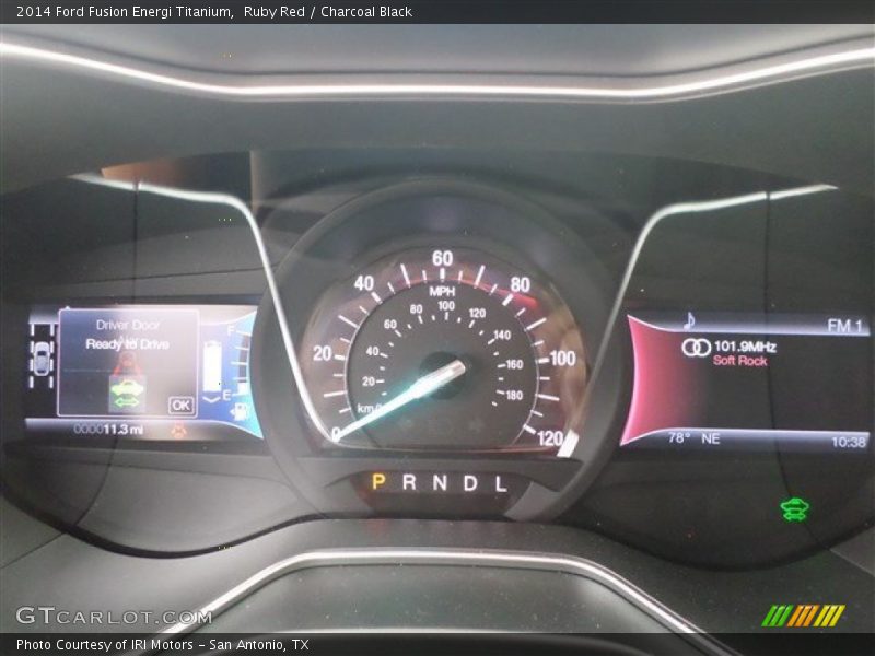  2014 Fusion Energi Titanium Energi Titanium Gauges