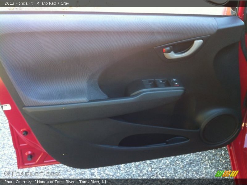 Milano Red / Gray 2013 Honda Fit
