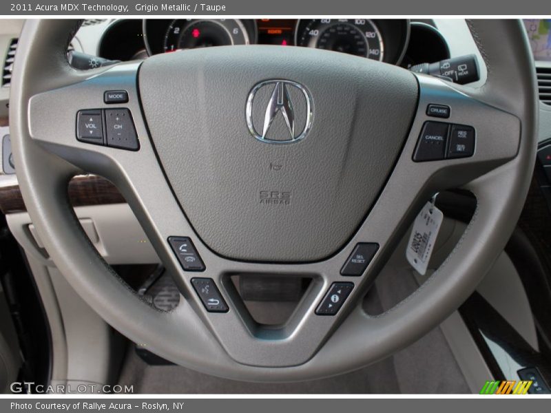 Grigio Metallic / Taupe 2011 Acura MDX Technology