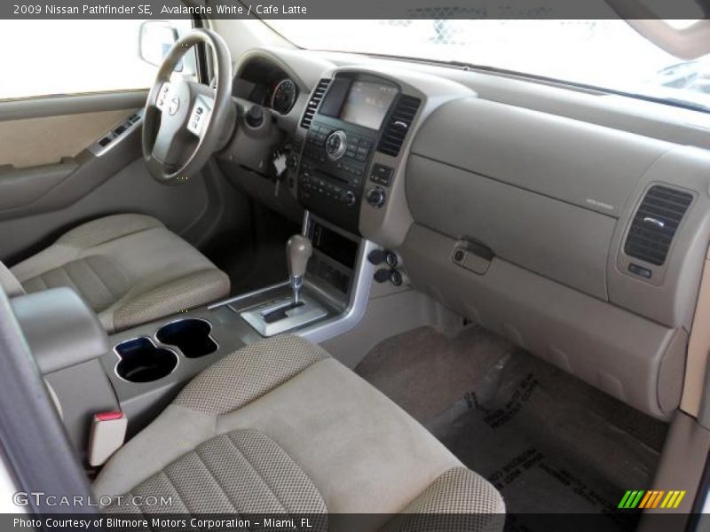 Avalanche White / Cafe Latte 2009 Nissan Pathfinder SE