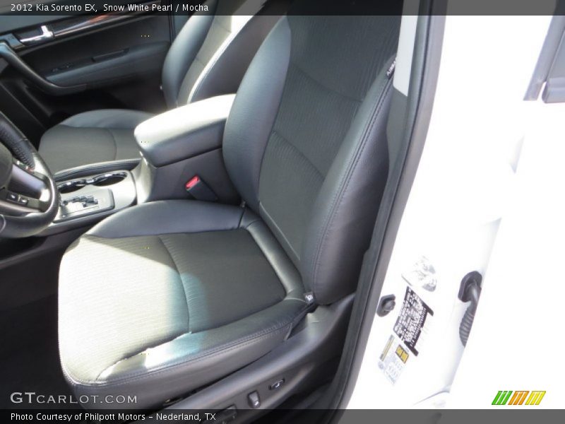 Snow White Pearl / Mocha 2012 Kia Sorento EX