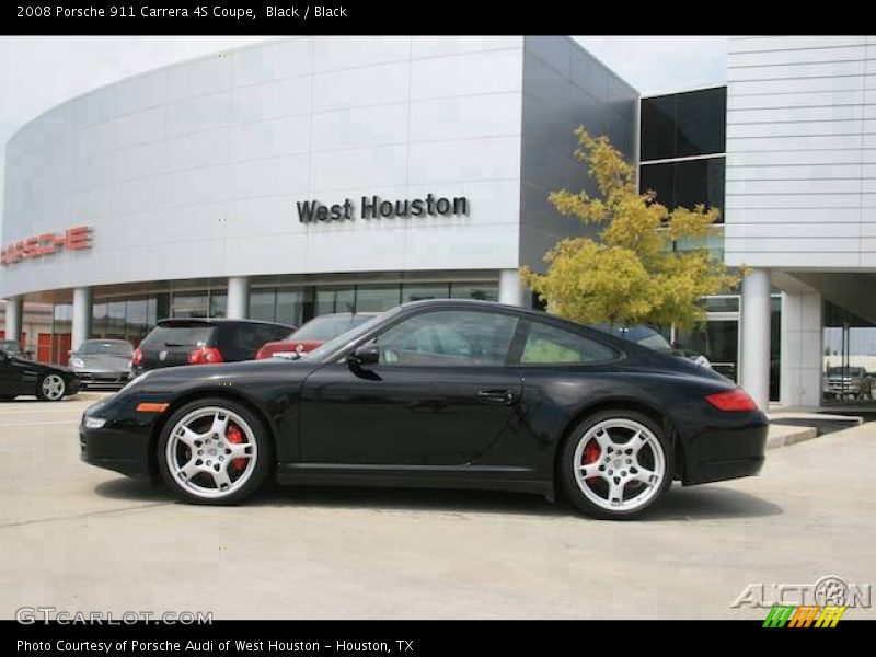 Black / Black 2008 Porsche 911 Carrera 4S Coupe