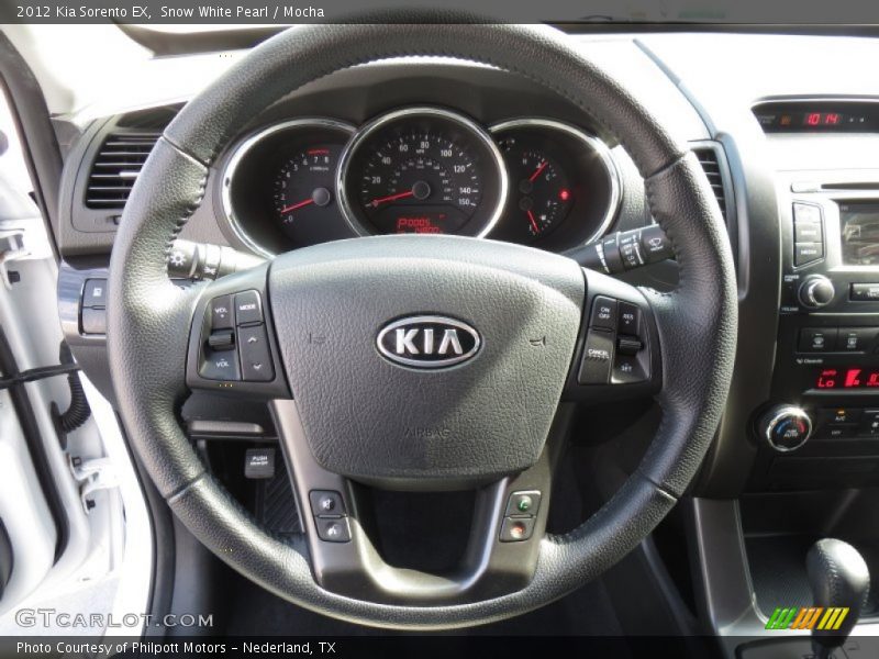 Snow White Pearl / Mocha 2012 Kia Sorento EX