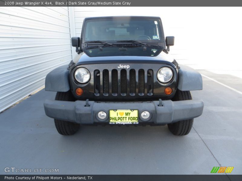 Black / Dark Slate Gray/Medium Slate Gray 2008 Jeep Wrangler X 4x4
