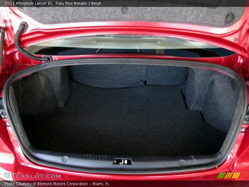 Rally Red Metallic / Beige 2011 Mitsubishi Lancer ES