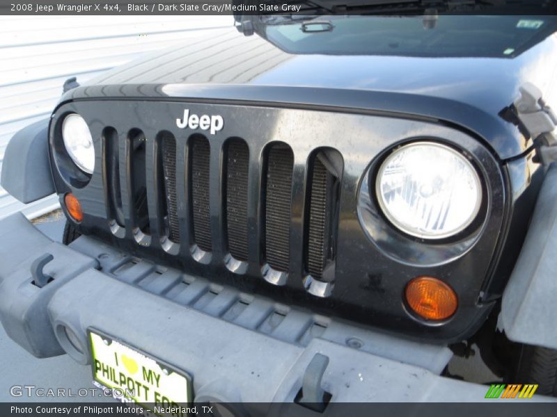 Black / Dark Slate Gray/Medium Slate Gray 2008 Jeep Wrangler X 4x4