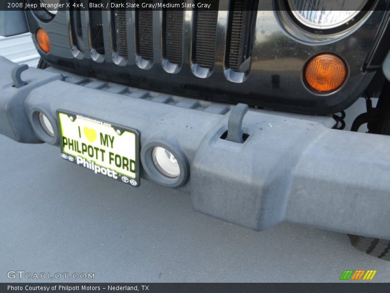 Black / Dark Slate Gray/Medium Slate Gray 2008 Jeep Wrangler X 4x4