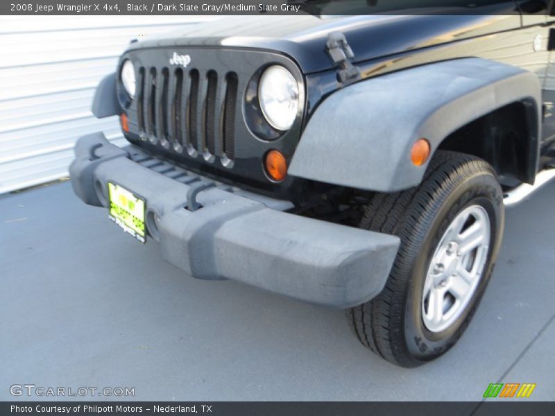Black / Dark Slate Gray/Medium Slate Gray 2008 Jeep Wrangler X 4x4