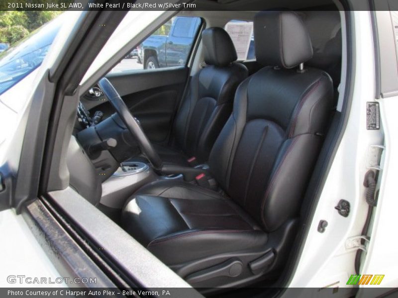 White Pearl / Black/Red w/Silver Trim 2011 Nissan Juke SL AWD