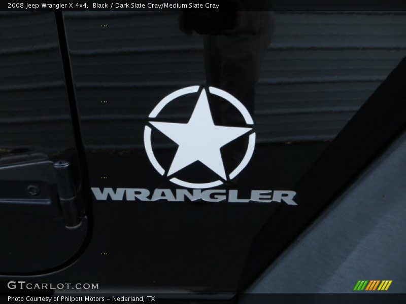 Black / Dark Slate Gray/Medium Slate Gray 2008 Jeep Wrangler X 4x4
