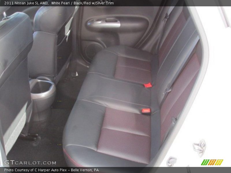 White Pearl / Black/Red w/Silver Trim 2011 Nissan Juke SL AWD