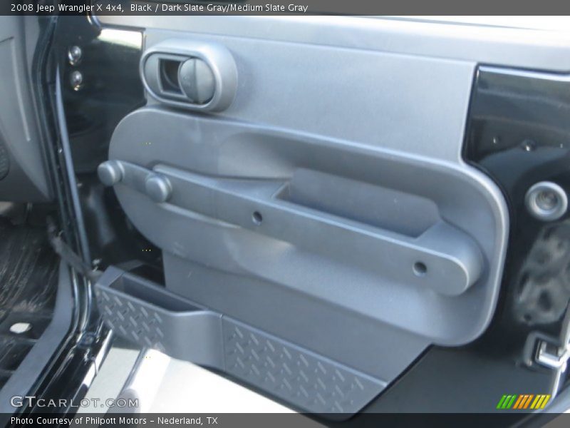 Black / Dark Slate Gray/Medium Slate Gray 2008 Jeep Wrangler X 4x4
