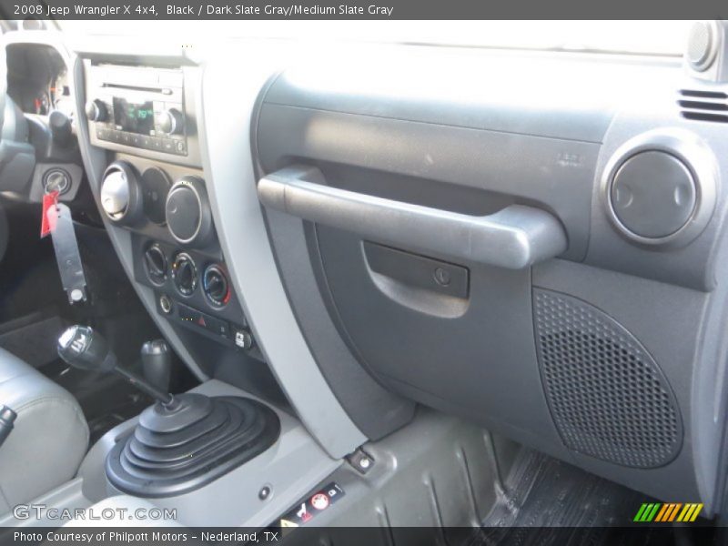 Black / Dark Slate Gray/Medium Slate Gray 2008 Jeep Wrangler X 4x4