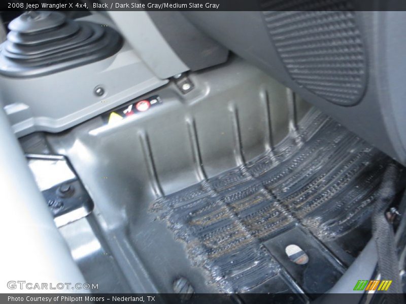 Black / Dark Slate Gray/Medium Slate Gray 2008 Jeep Wrangler X 4x4