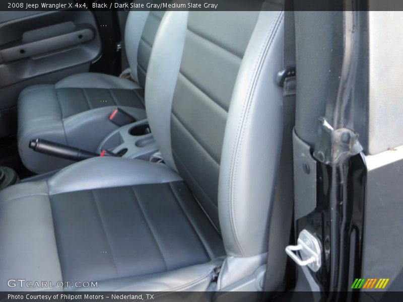 Black / Dark Slate Gray/Medium Slate Gray 2008 Jeep Wrangler X 4x4
