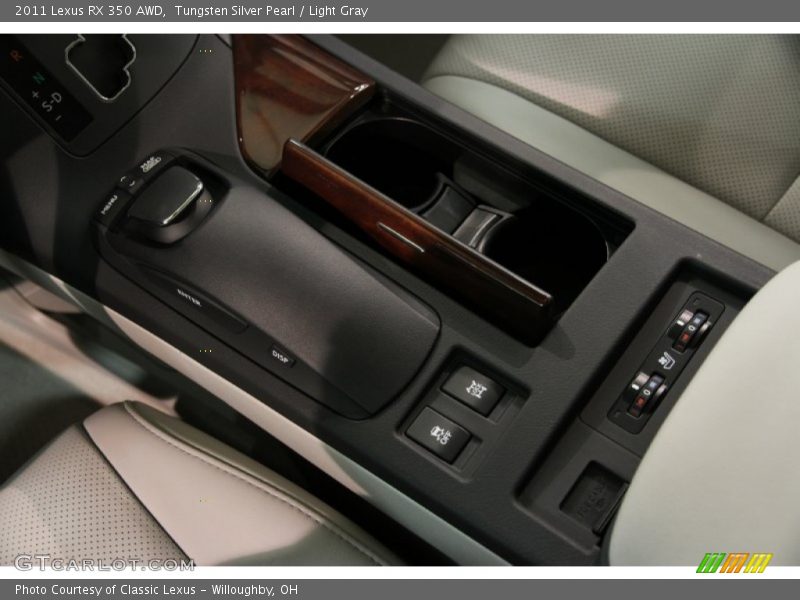 Tungsten Silver Pearl / Light Gray 2011 Lexus RX 350 AWD