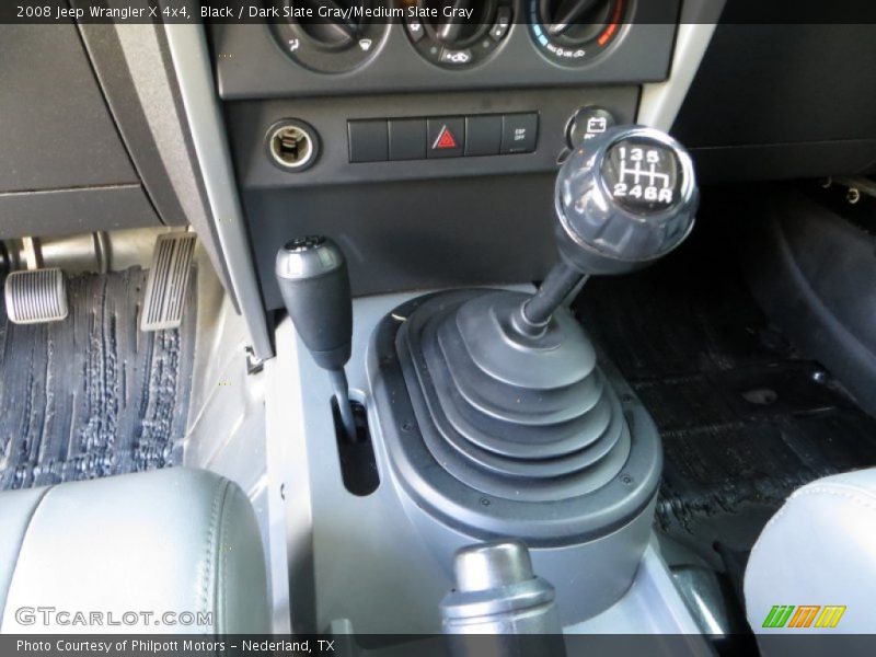 Black / Dark Slate Gray/Medium Slate Gray 2008 Jeep Wrangler X 4x4