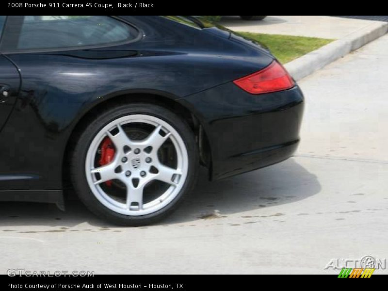 Black / Black 2008 Porsche 911 Carrera 4S Coupe