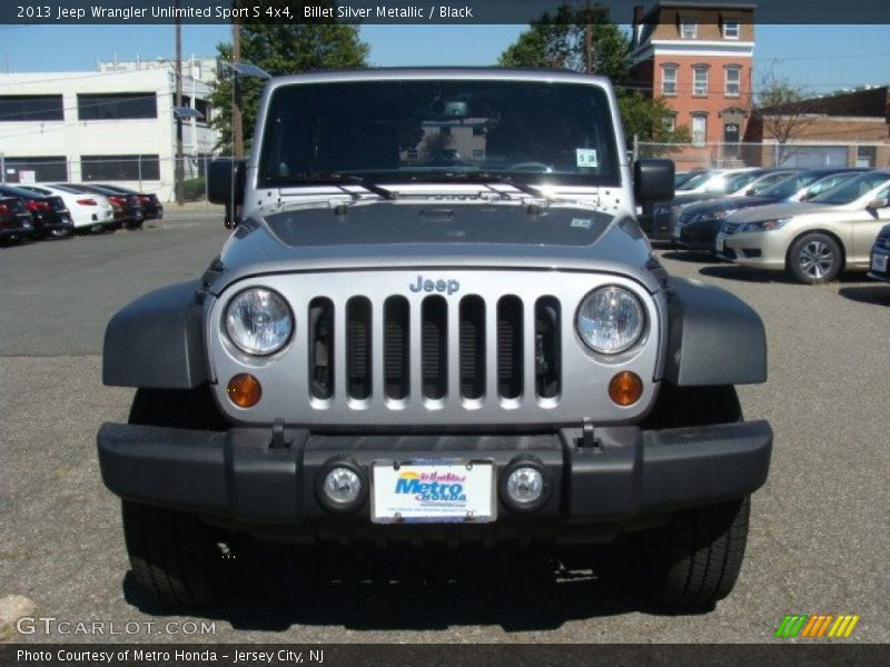 Billet Silver Metallic / Black 2013 Jeep Wrangler Unlimited Sport S 4x4