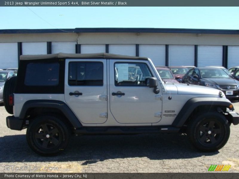 Billet Silver Metallic / Black 2013 Jeep Wrangler Unlimited Sport S 4x4