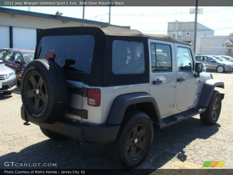 Billet Silver Metallic / Black 2013 Jeep Wrangler Unlimited Sport S 4x4
