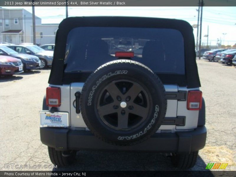 Billet Silver Metallic / Black 2013 Jeep Wrangler Unlimited Sport S 4x4