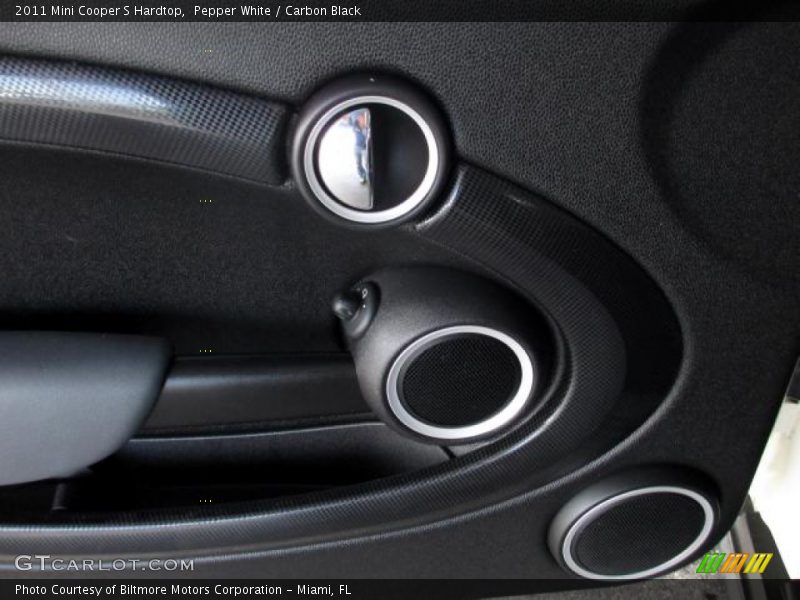 Pepper White / Carbon Black 2011 Mini Cooper S Hardtop