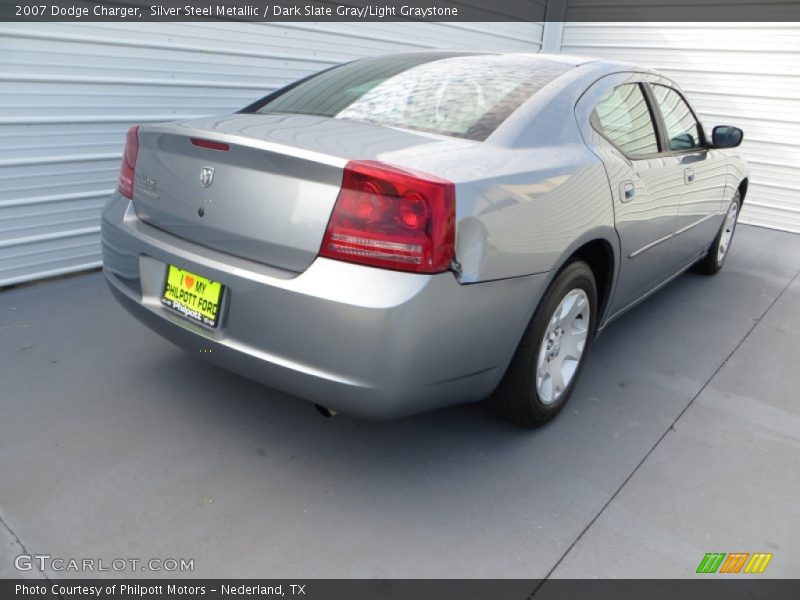 Silver Steel Metallic / Dark Slate Gray/Light Graystone 2007 Dodge Charger