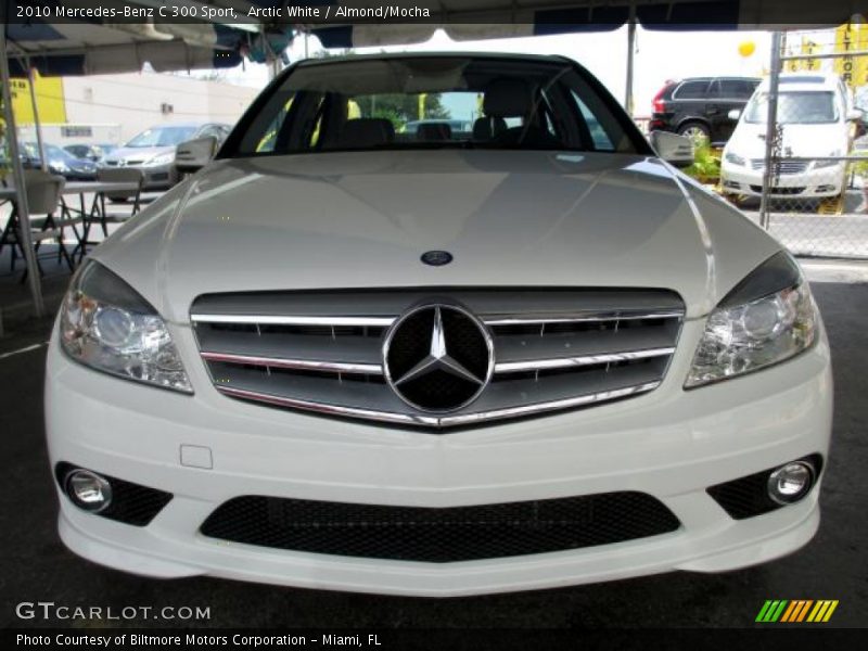 Arctic White / Almond/Mocha 2010 Mercedes-Benz C 300 Sport