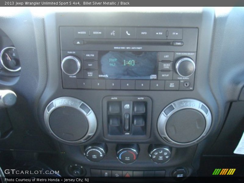 Billet Silver Metallic / Black 2013 Jeep Wrangler Unlimited Sport S 4x4