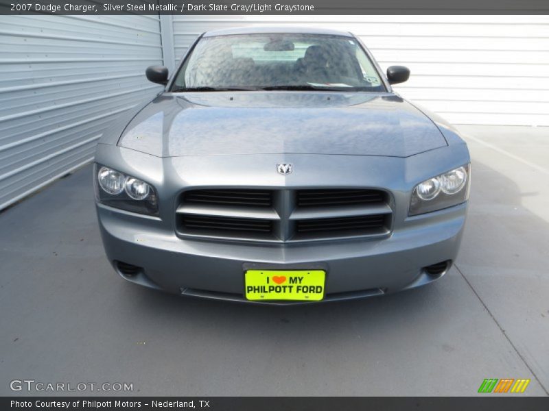 Silver Steel Metallic / Dark Slate Gray/Light Graystone 2007 Dodge Charger
