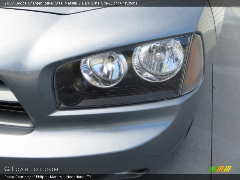Silver Steel Metallic / Dark Slate Gray/Light Graystone 2007 Dodge Charger