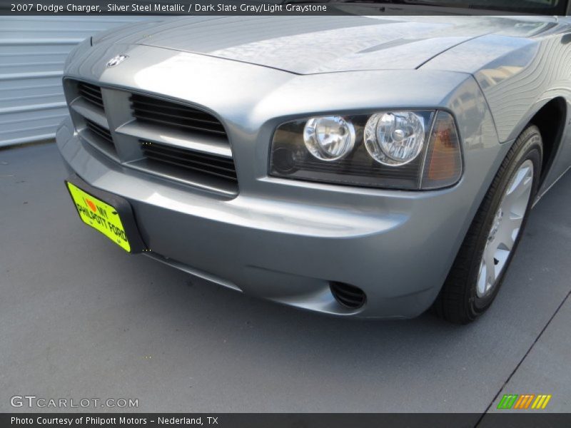 Silver Steel Metallic / Dark Slate Gray/Light Graystone 2007 Dodge Charger